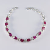 Aisha Tiny Red Links Bracelet for Everyday Glam